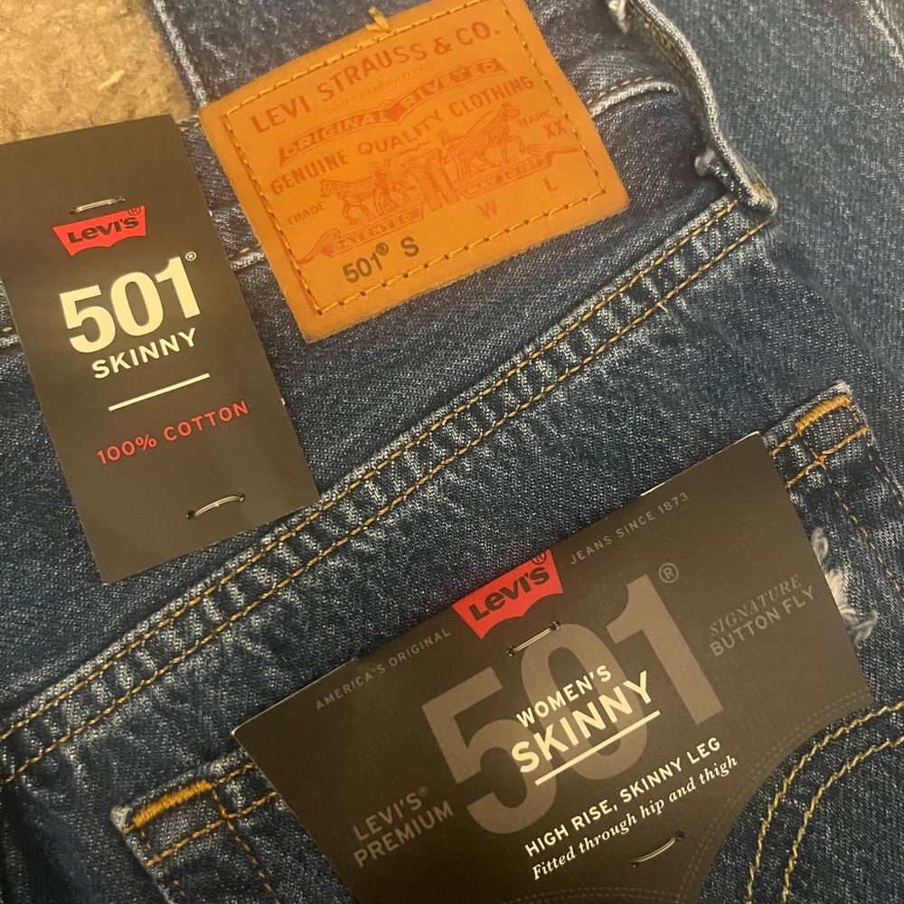 NEW Levi’s 501 Skinny Jeans